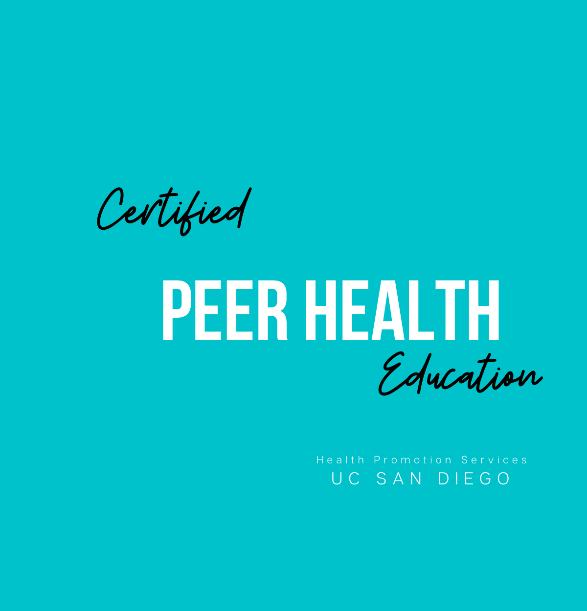 Certified Peer Health Education